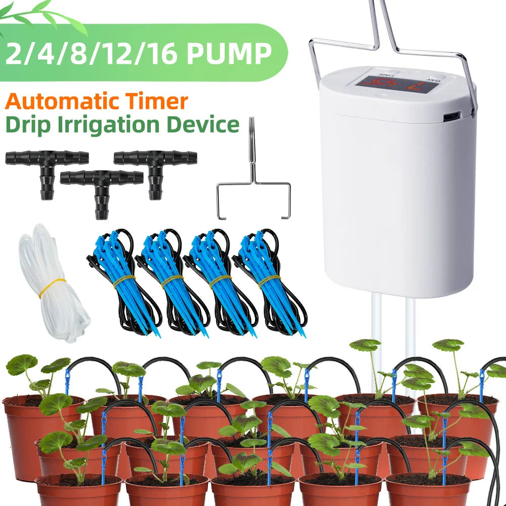 Pompe d'arrosage automatique pour plantes et fleurs